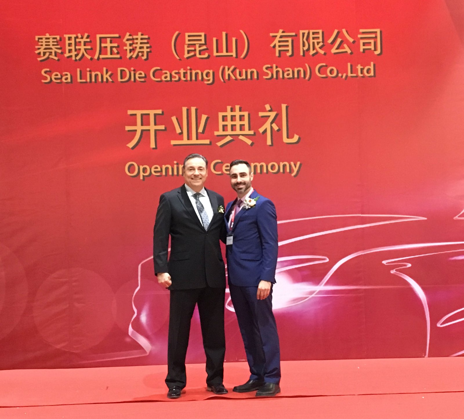 Grand opening of my factory in Shanghai, China