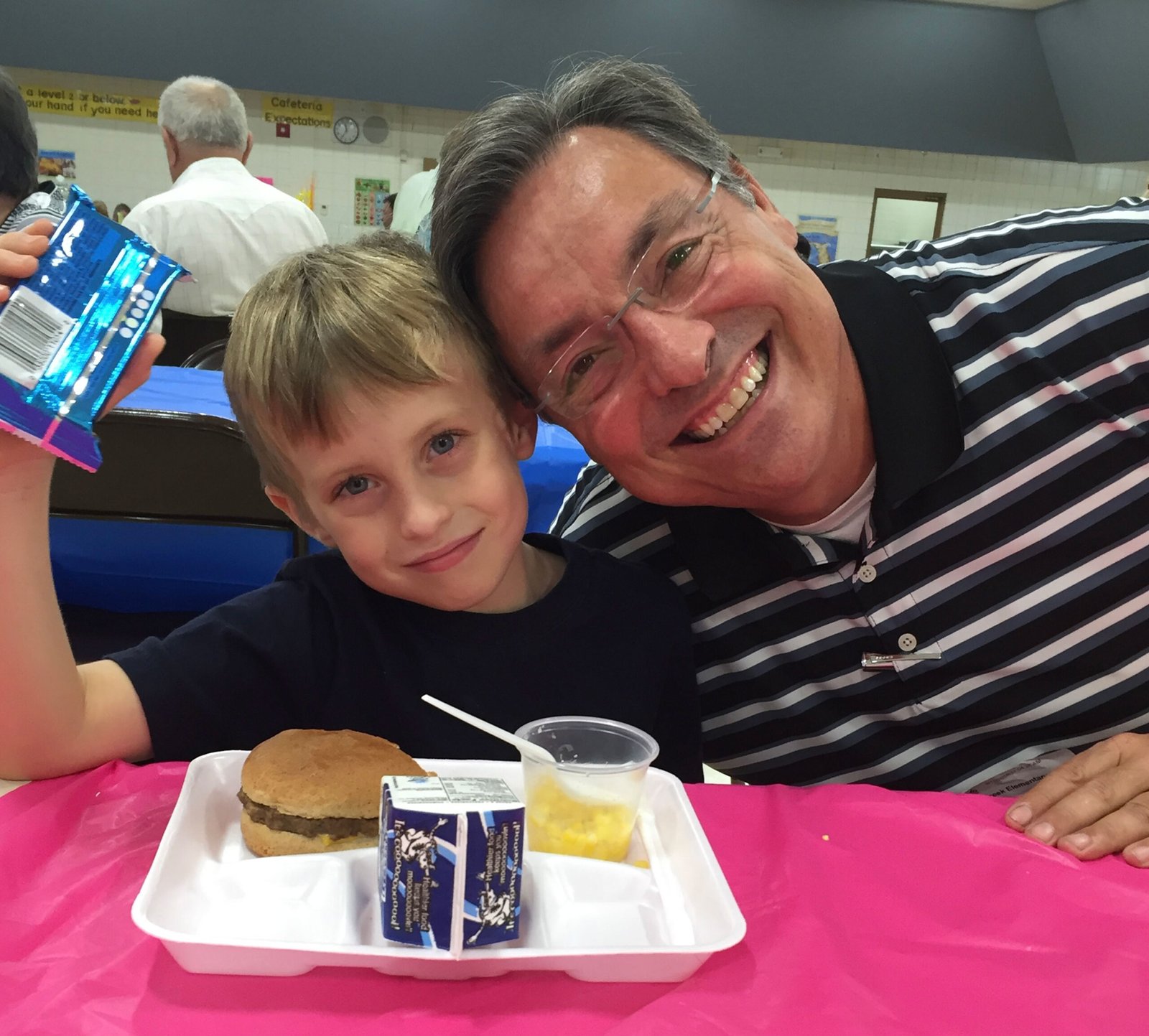 Lunch day at School with Christopher